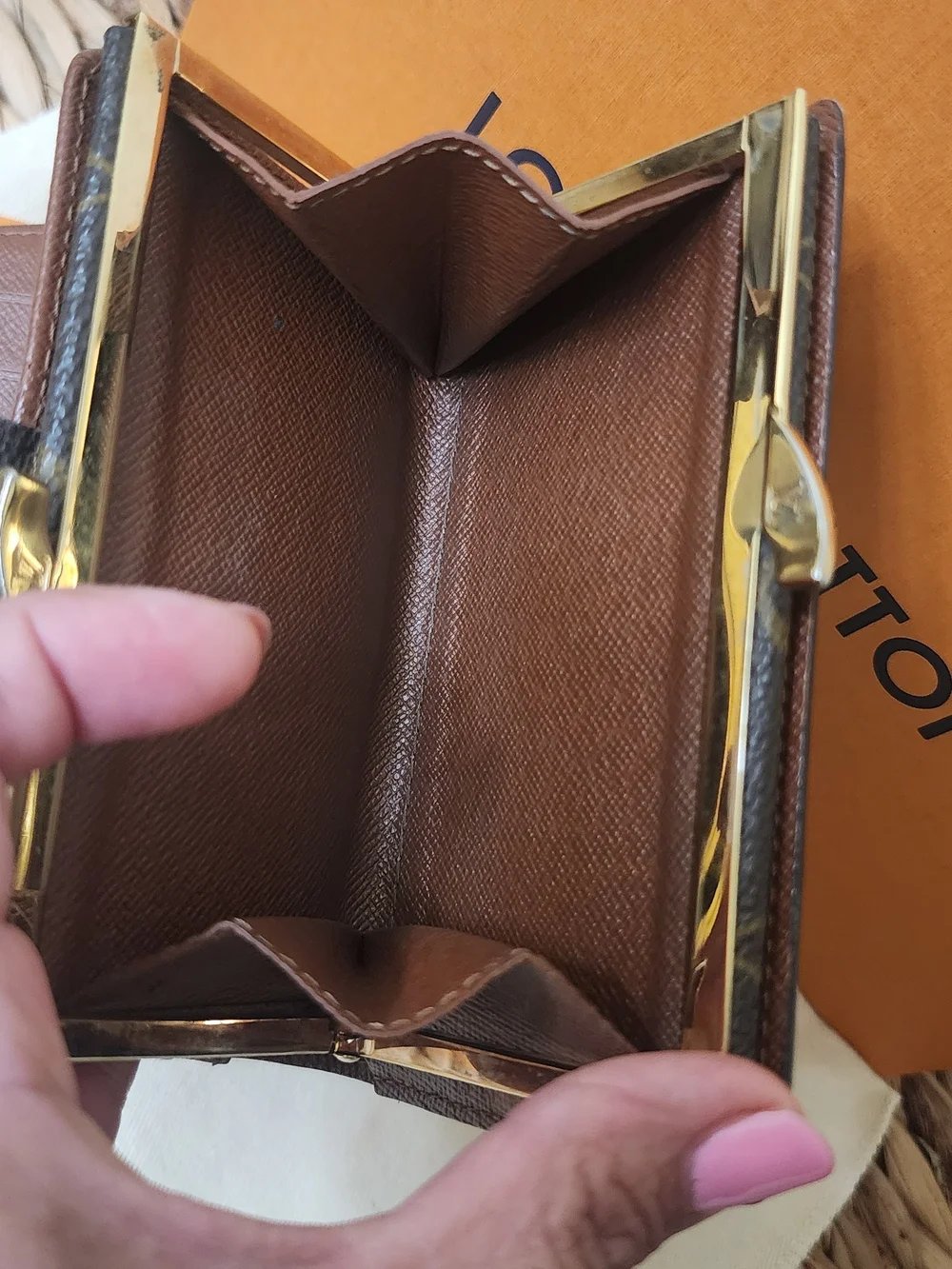 Louis Vuitton Monogram Small Wallet in Brown